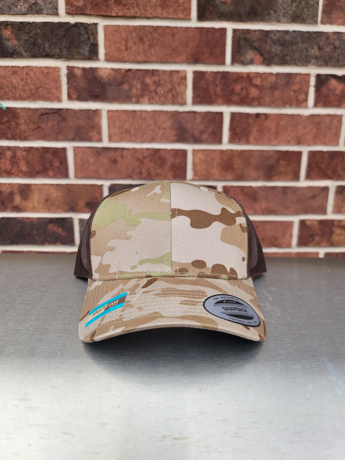 Multicam Retro Trucker Cap. Multicam Arid/Brown