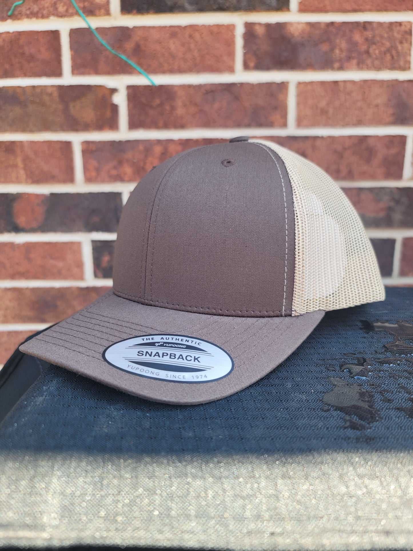 Retro Trucker Cap, Brown/Khaki
