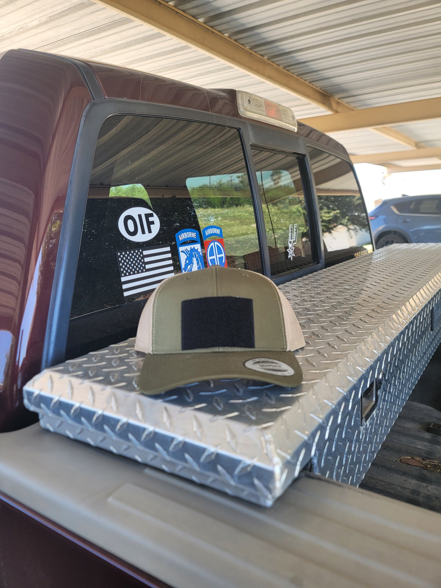 Retro Trucker Cap, Moss Green/Khaki