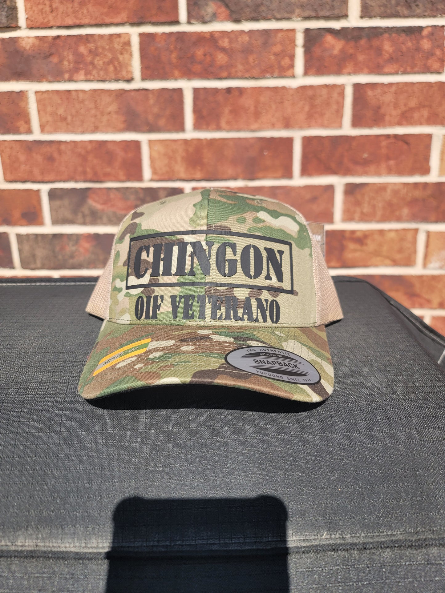 Multicam Green trucker hat