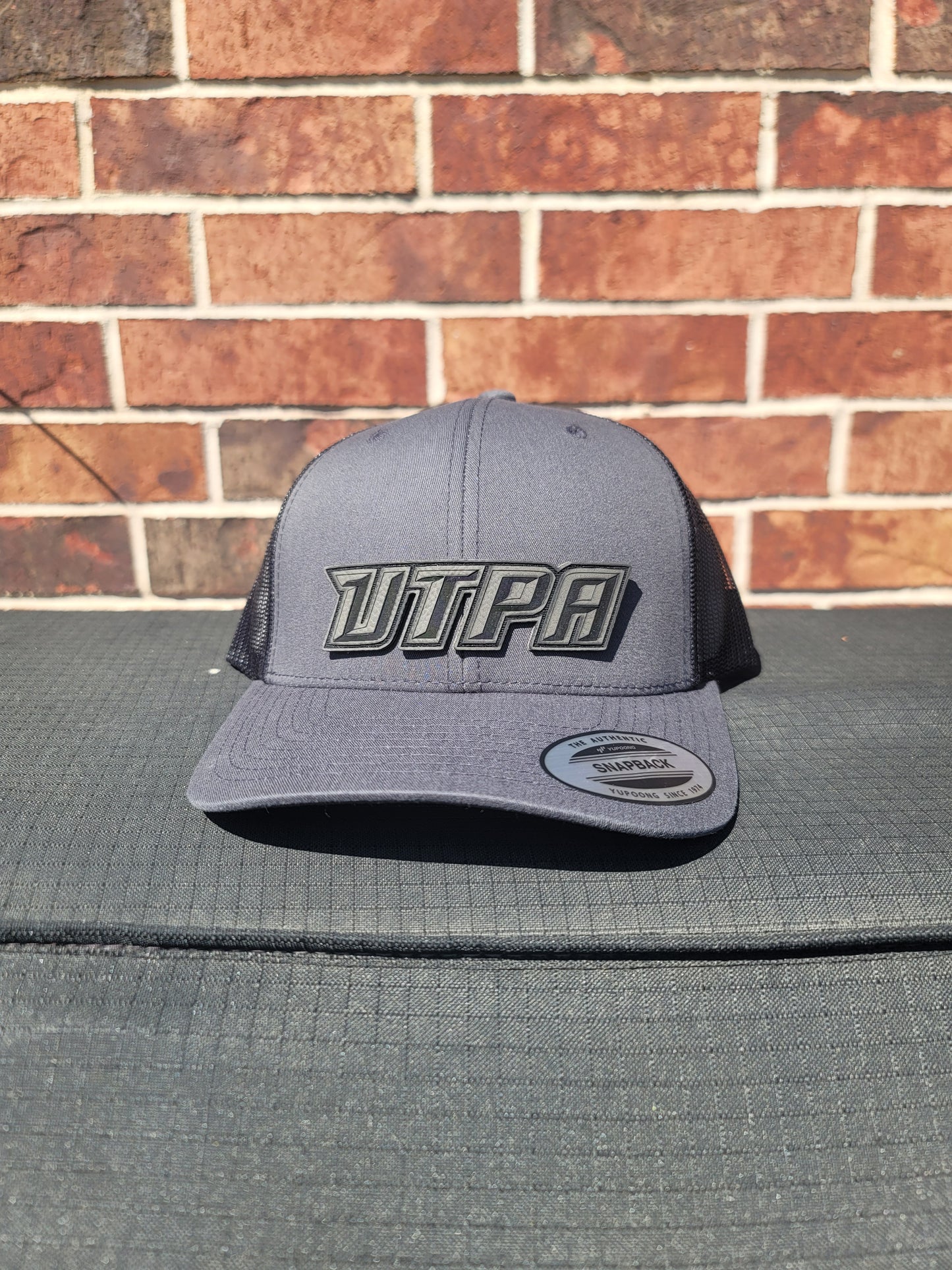 Charcoal and Black trucker cap