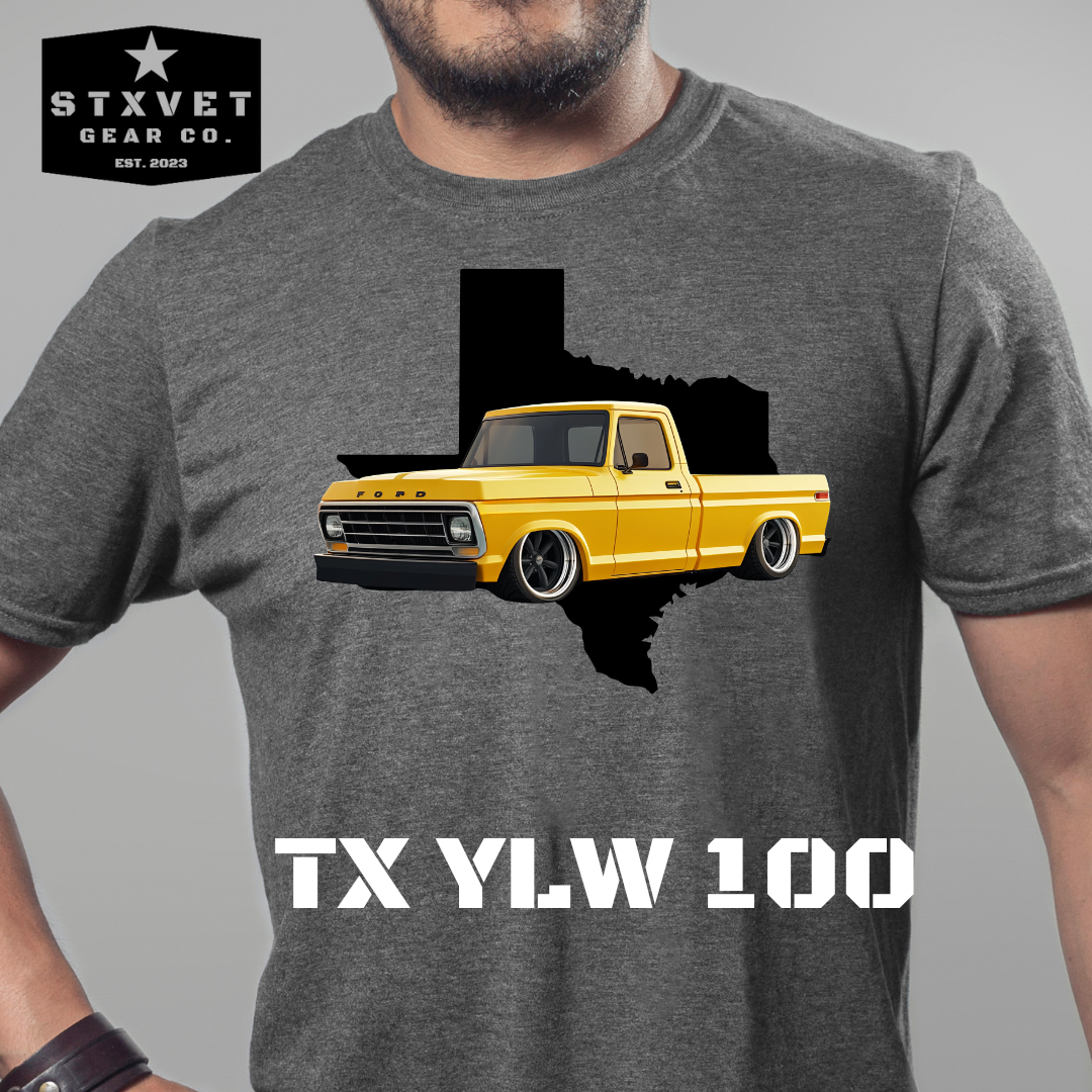 YLW BLK F100 T-shirt Design
