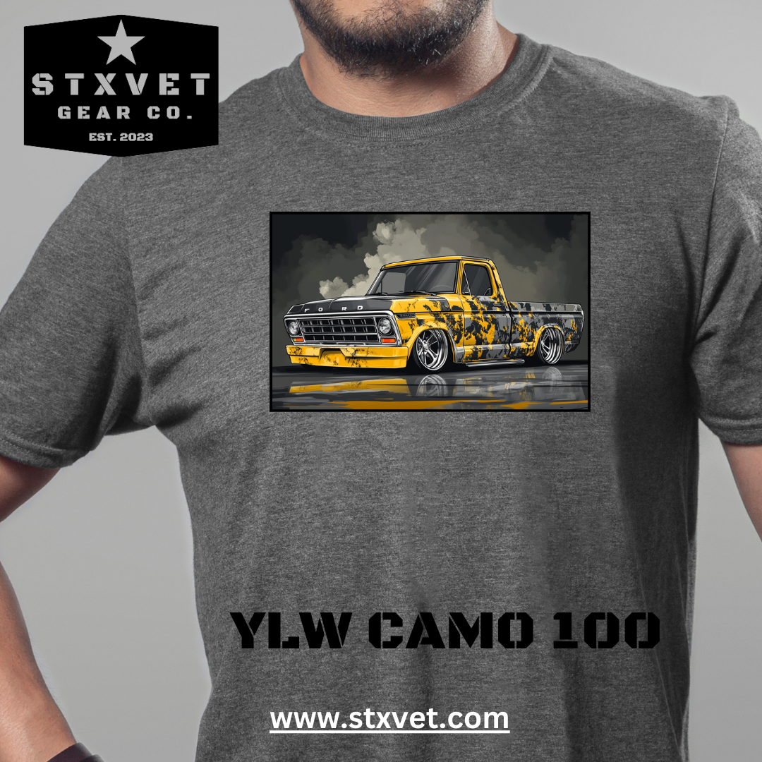 YLW BLK F100 T-shirt Design