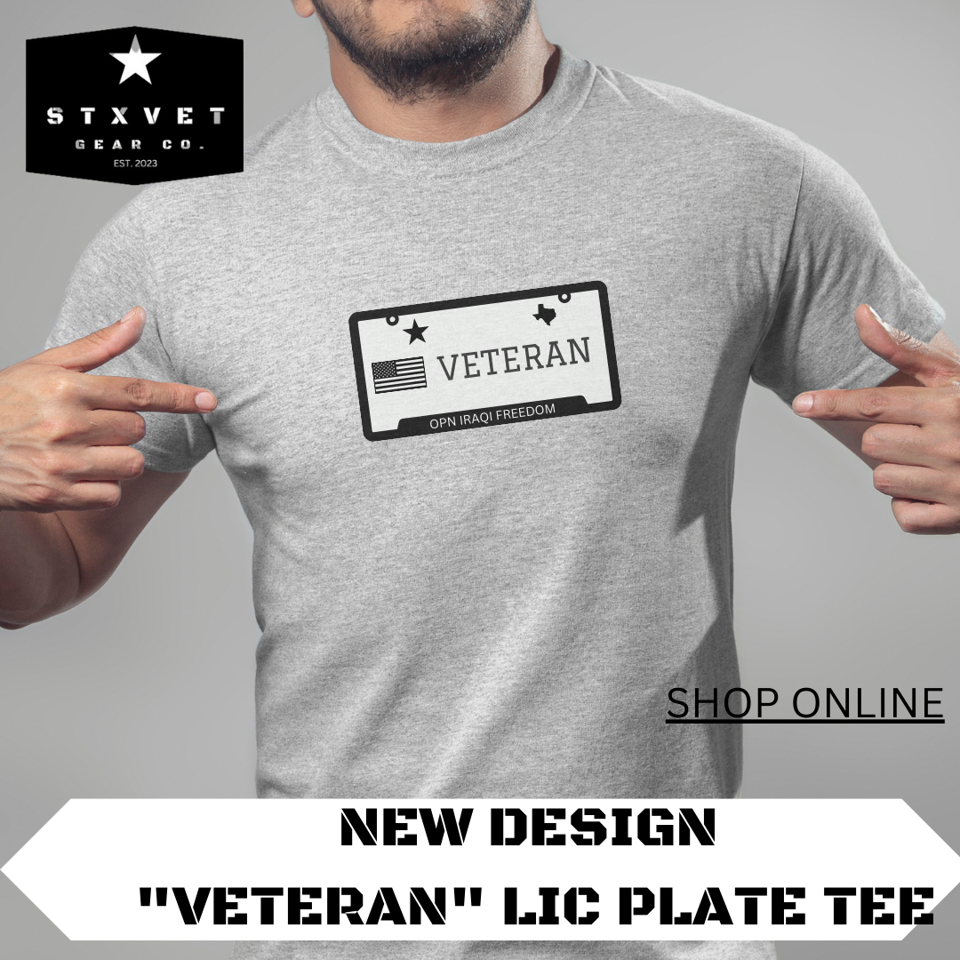 Personalized Texas license plate tshirt
