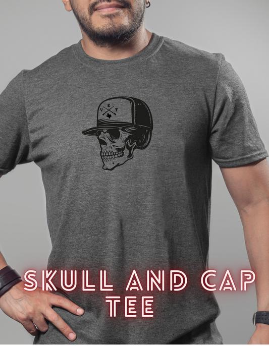 "Skull and Cap" Tshirt
