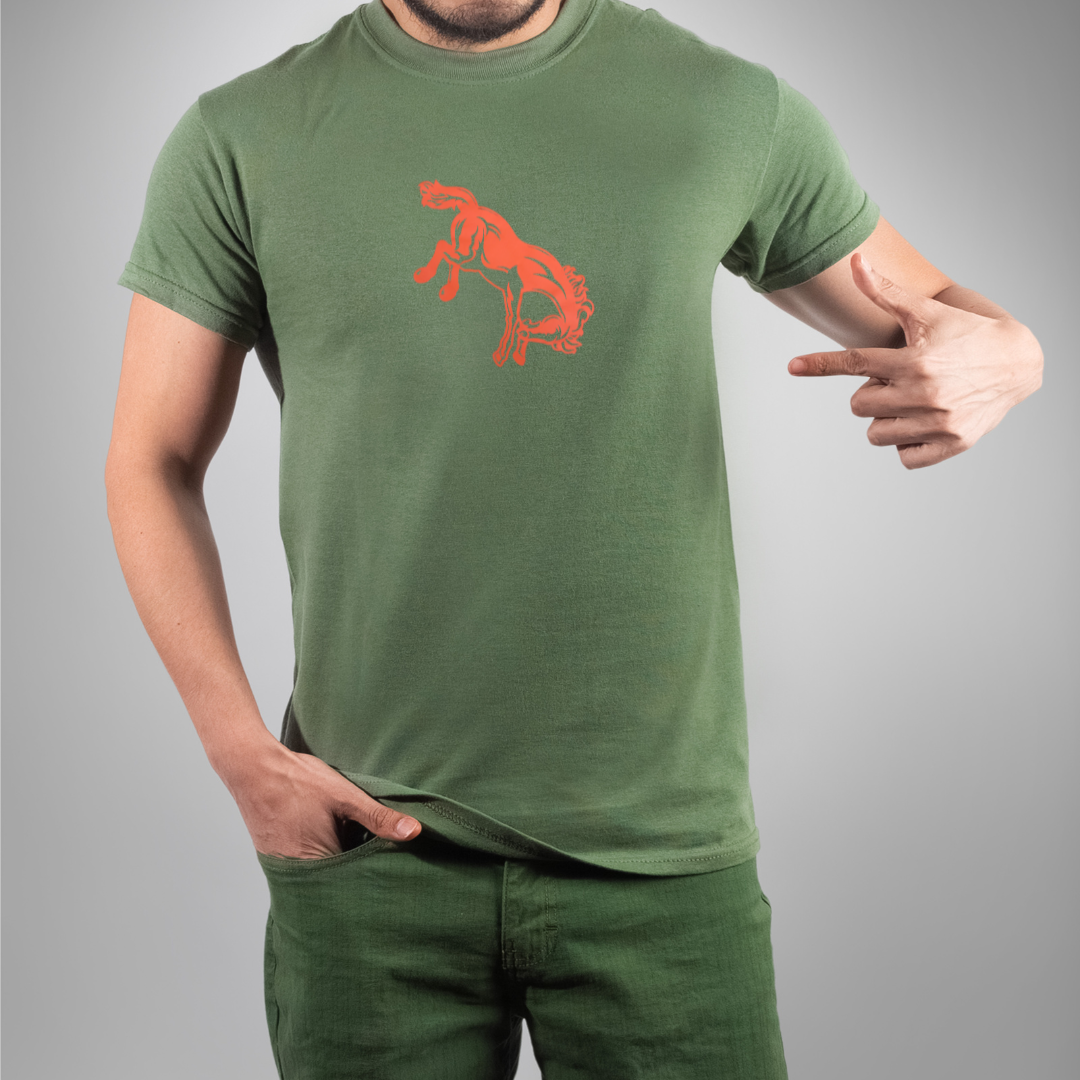 Personalized t-shirt with UTPA style Bronc – STXVET